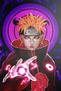 Pain Nagato Uzumaki Naruto Original Image Exclusive Metal Print