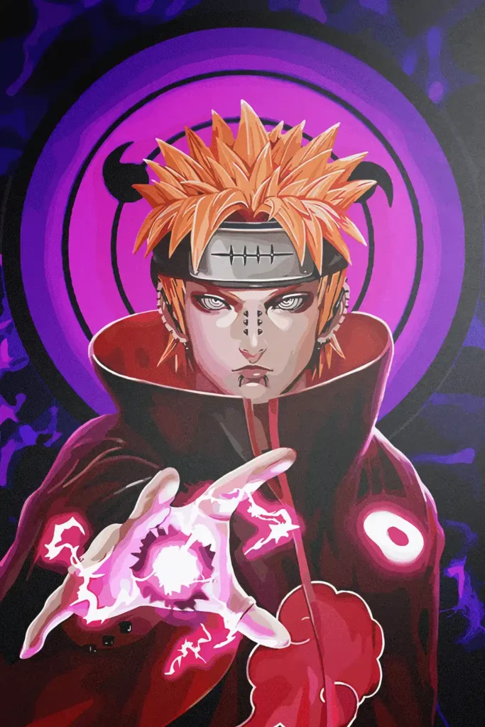 Pain Nagato Uzumaki Naruto Original Image Exclusive Metal Print