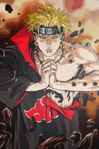 Pain Nagato Uzumaki Naruto Original Image Premium Printed Metal Poster
