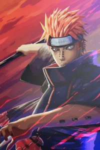 Pain Nagato Uzumaki Naruto Original Image Printed Metal Wall Art