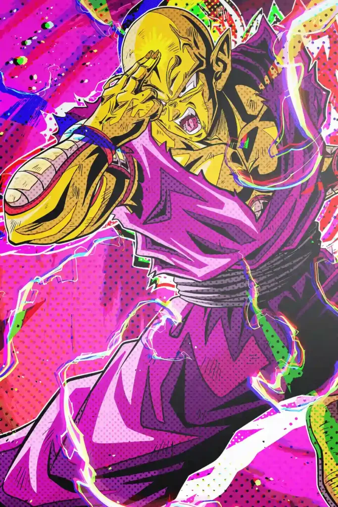 Piccolo Dragon Ball Original Image Bespoke Metal Poster
