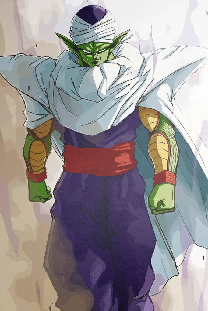 Piccolo Dragon Ball Original Image Bespoke Metal Print Poster