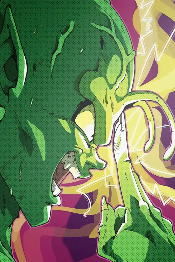 Piccolo Dragon Ball Original Image Bespoke Metal Wall Poster