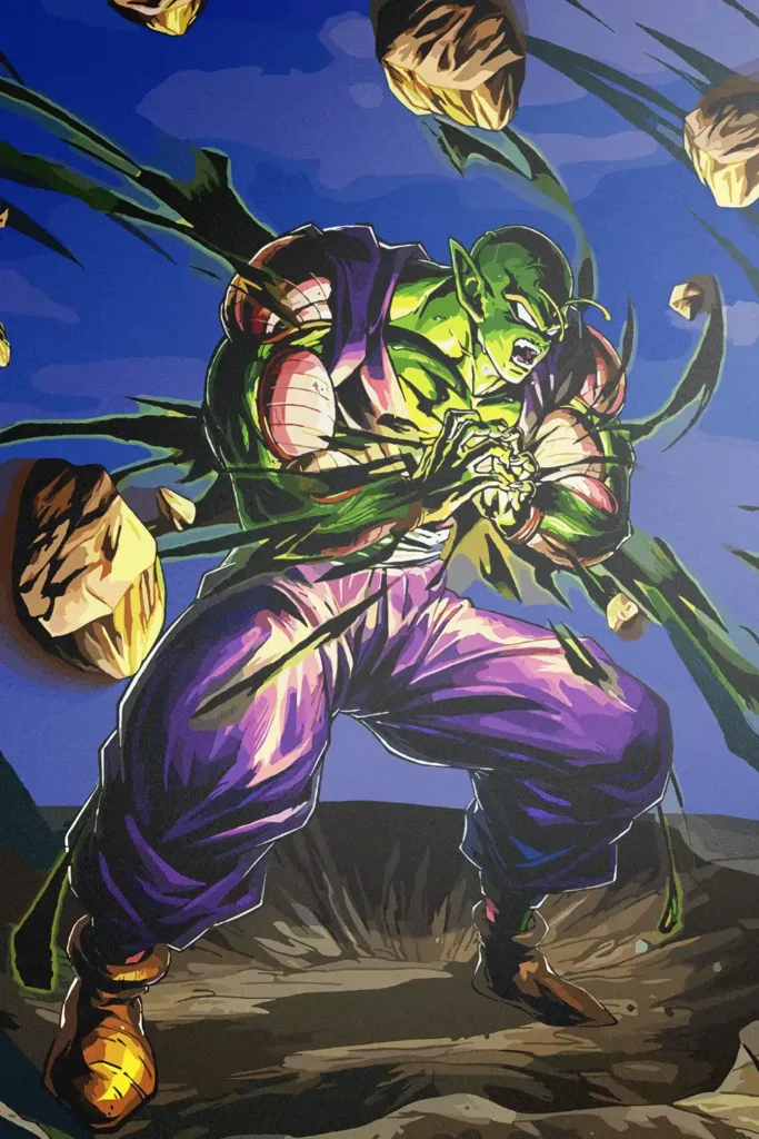 Piccolo Dragon Ball Original Image Bespoke Printed Metal Wall Art