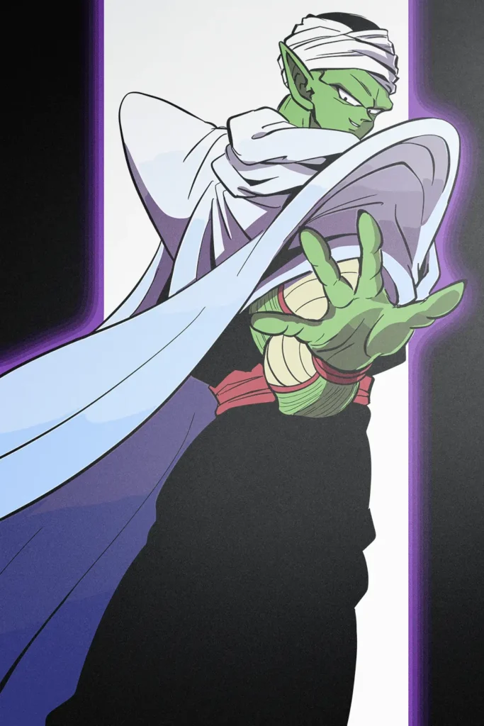 Piccolo Dragon Ball Original Image Deluxe Metal Poster