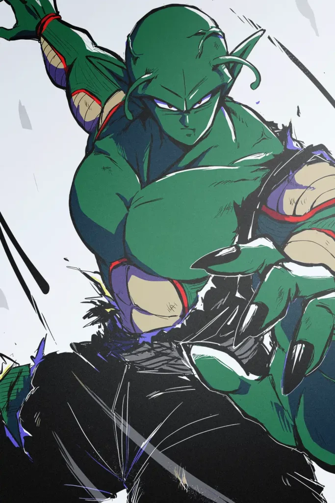 Piccolo Dragon Ball Original Image Deluxe Metal Print