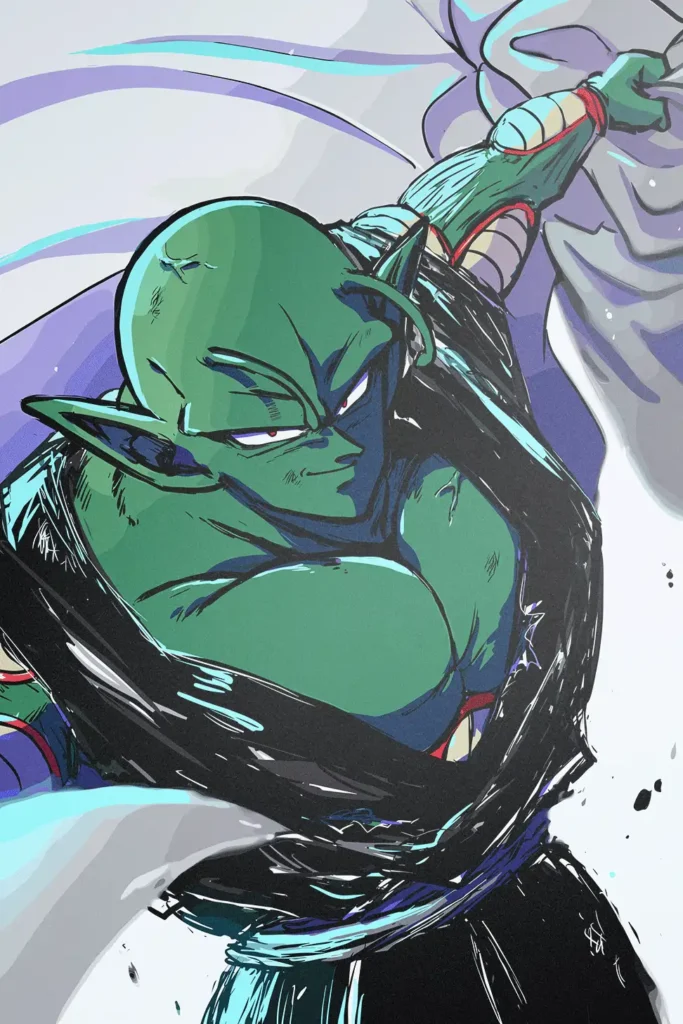 Piccolo Dragon Ball Original Image Exclusive Metal Print