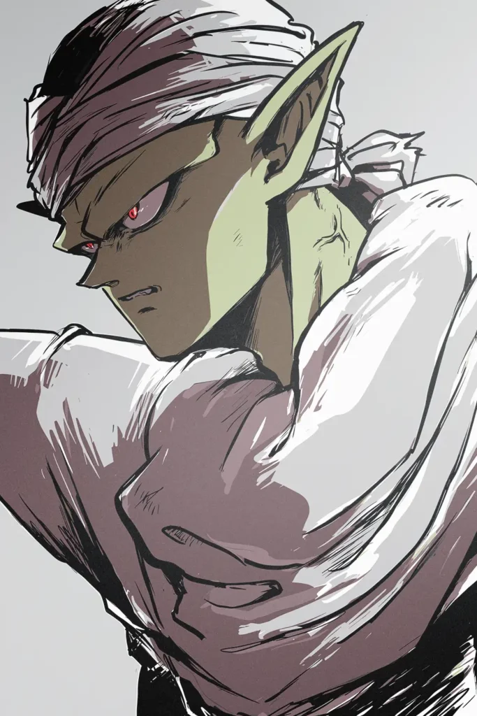 Piccolo Dragon Ball Original Image High Quality Aluminium Printed Metal Poster