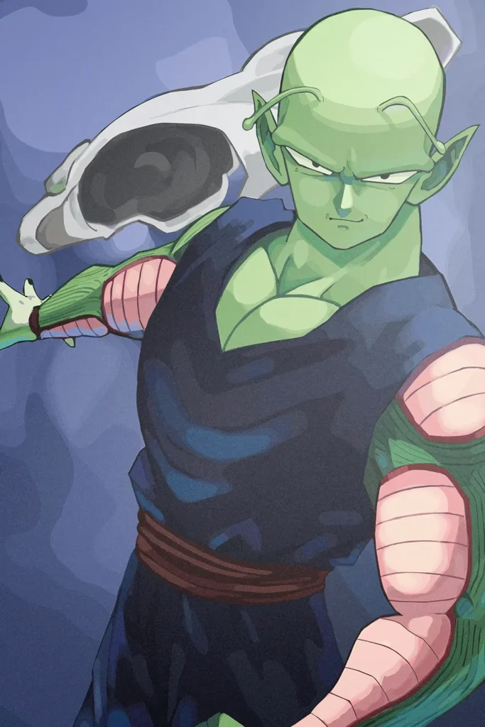 Piccolo Dragon Ball Original Image High Quality Printed Metal Poster