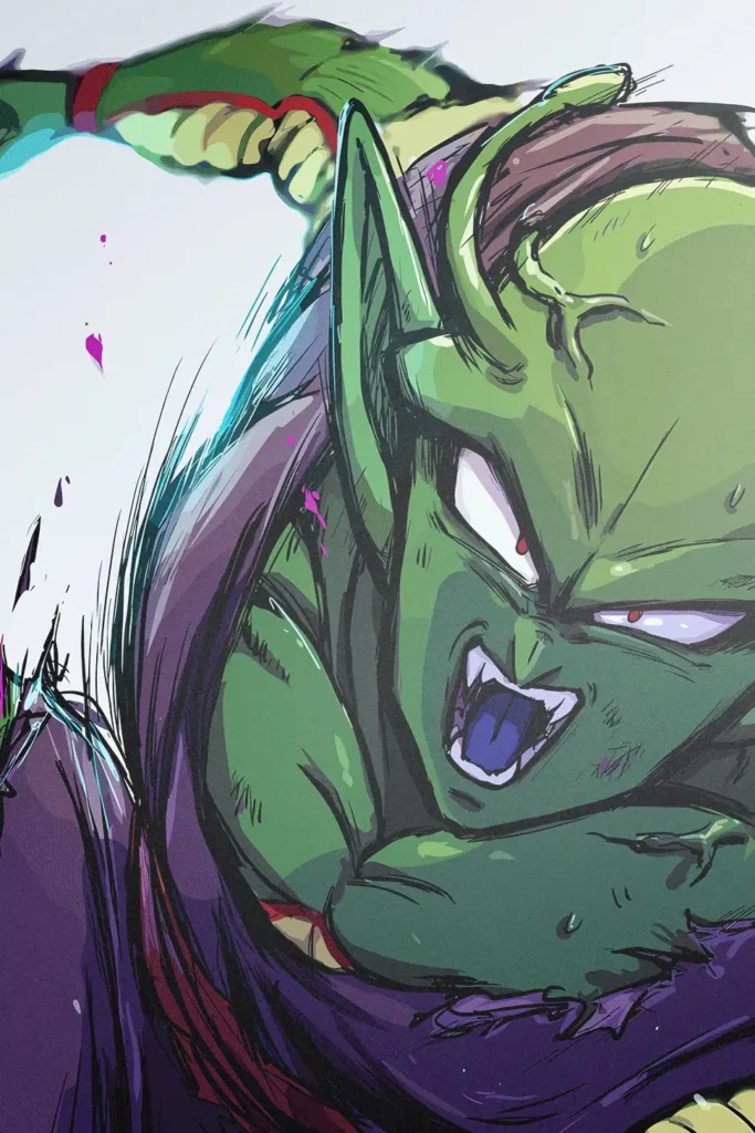 Piccolo Dragon Ball Original Image High Quality Printed Metal Wall Art