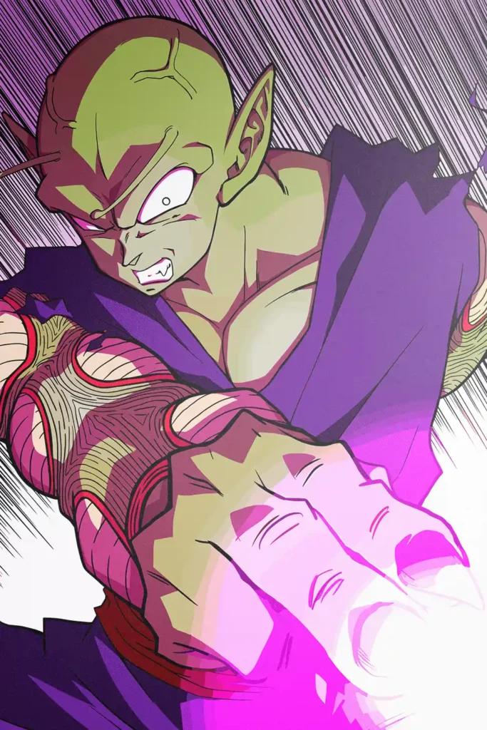 Piccolo Dragon Ball Original Image Metal Wall Art Poster