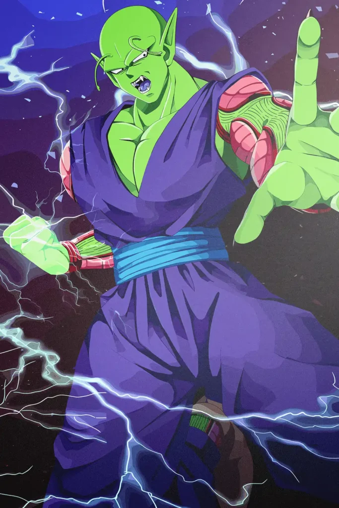 Piccolo Dragon Ball Original Image Metal Wall Poster