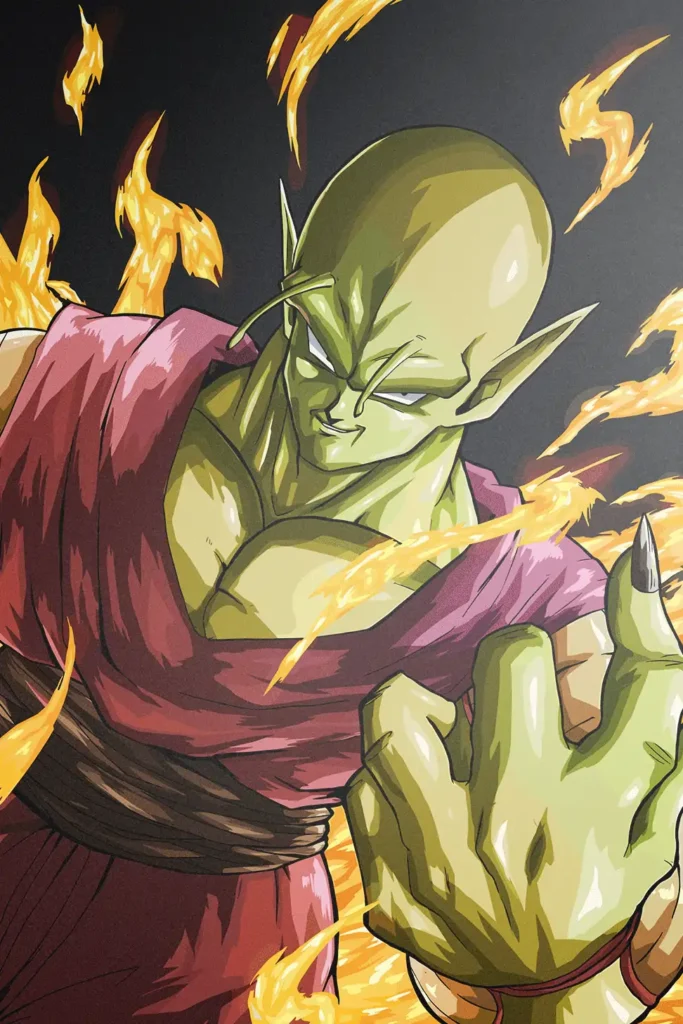 Piccolo Dragon Ball Original Image Outstanding Metal Print Poster