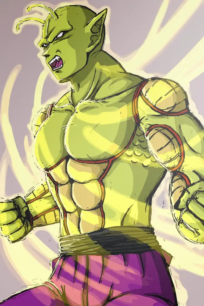 Piccolo Dragon Ball Original Image Outstanding Metal Wall Poster
