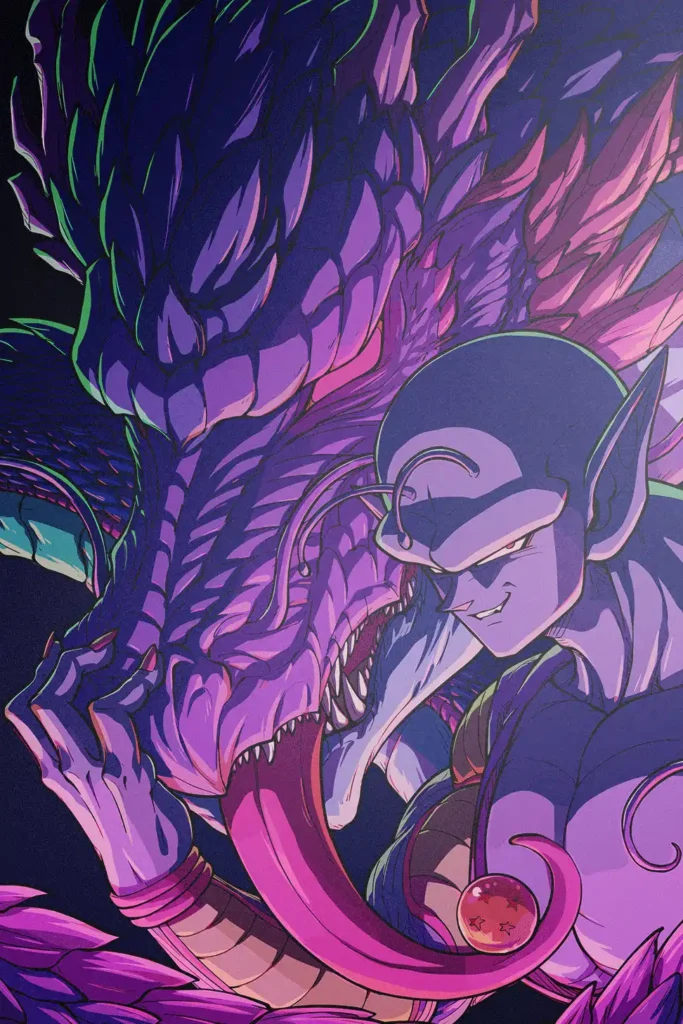 Piccolo Dragon Ball Original Image Outstanding Printed Metal Poster