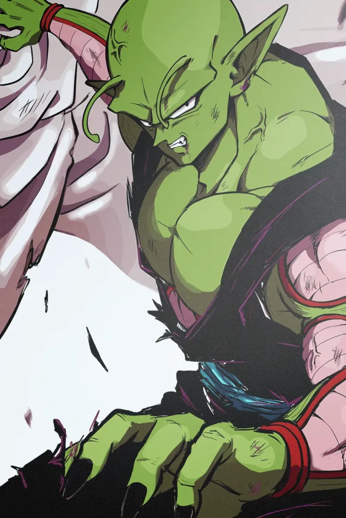 Piccolo Dragon Ball Original Image Premium Aluminium Metal Wall Art