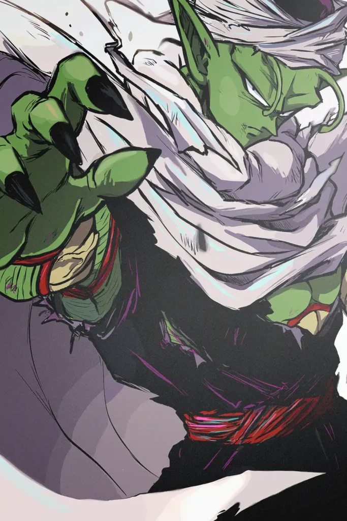 Piccolo Dragon Ball Original Image Premium Metal Poster