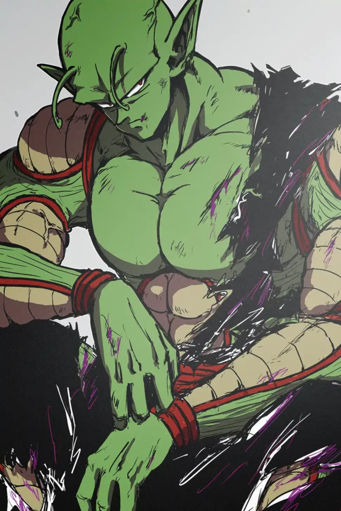 Piccolo Dragon Ball Original Image Premium Metal Print