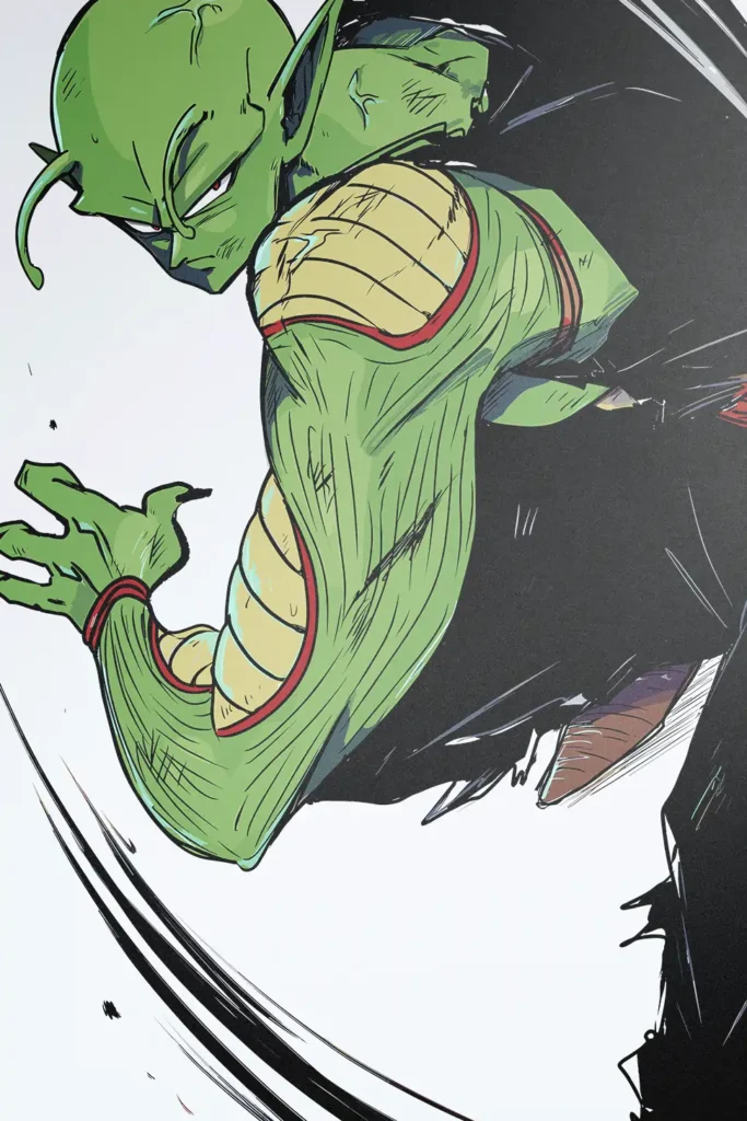 Piccolo Dragon Ball Original Image Premium Metal Wall Art