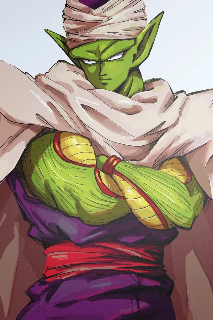 Piccolo Dragon Ball Original Image Printed Deluxe Metal Wall Poster
