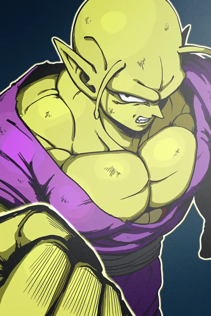 Piccolo Dragon Ball Original Image Printed Metal Poster