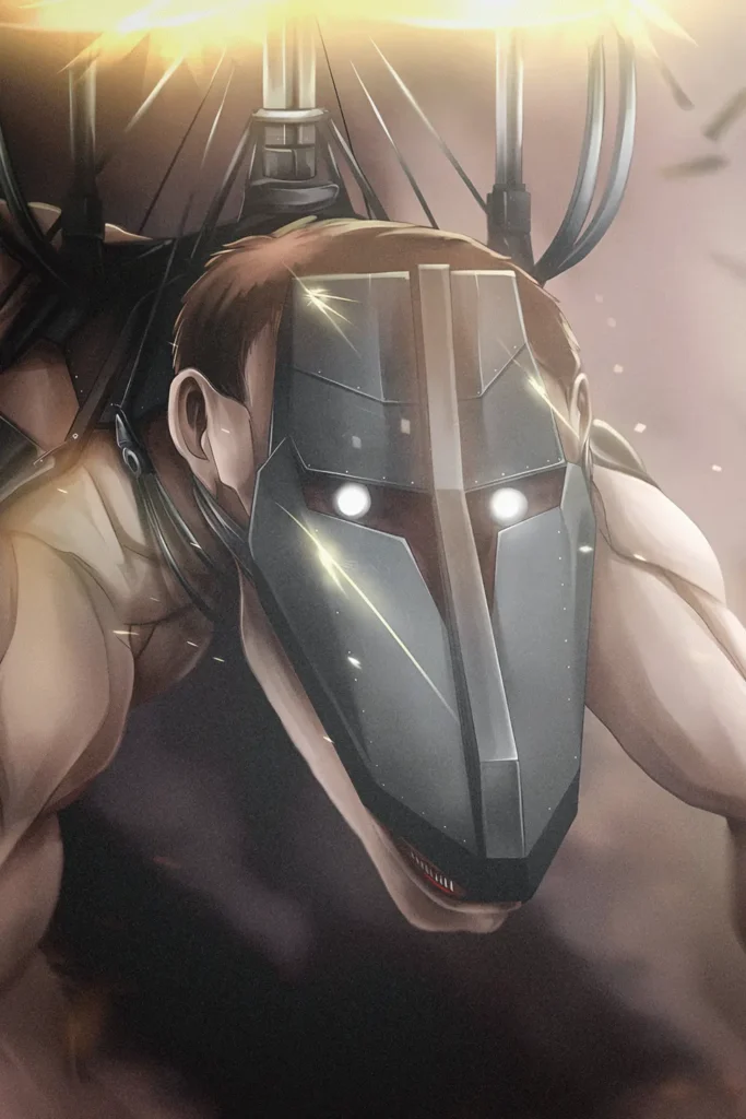 Pieck Finger Attack On Titan Original Image Exclusive Metal Print