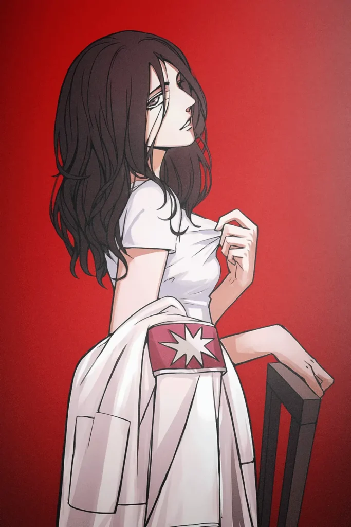 Pieck Finger Attack On Titan Original Image Premium Metal Print