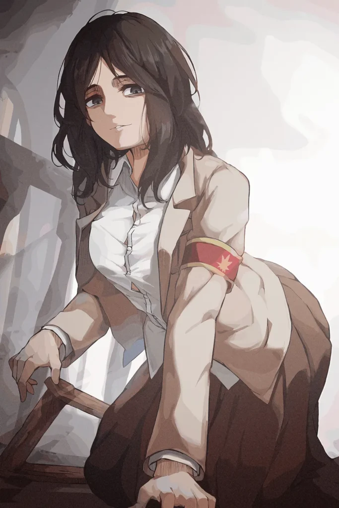 Pieck Finger Attack On Titan Original Image Printed Metal Poster