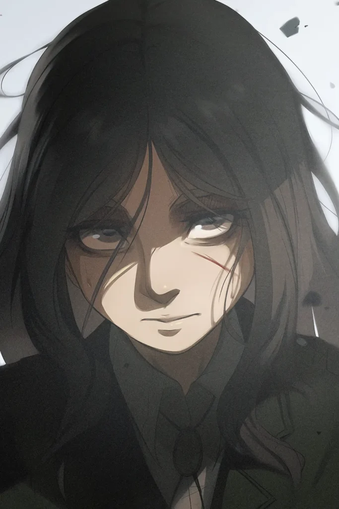 Pieck Finger Attack On Titan Original Image Printed Metal Wall Art
