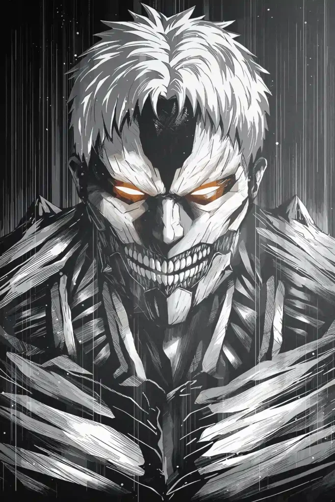 Reiner Braun Attack On Titan Original Image Bespoke Metal Print Poster