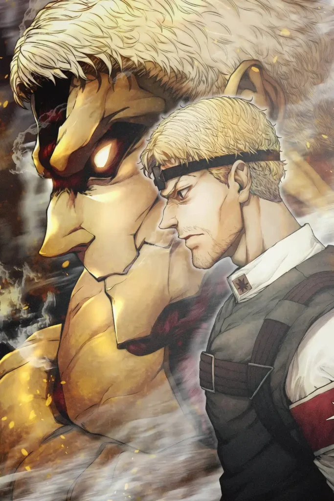 Reiner Braun Attack On Titan Original Image Bespoke Metal Wall Art Poster
