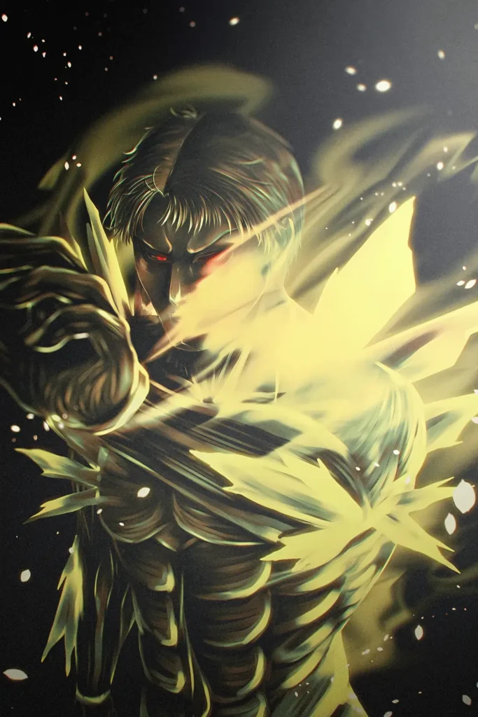 Reiner Braun Attack On Titan Original Image Exquisite Metal Wall Poster