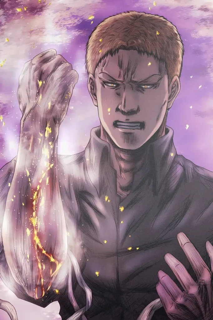 Reiner Braun Attack On Titan Original Image High Quality Aluminium Printed Metal Poster