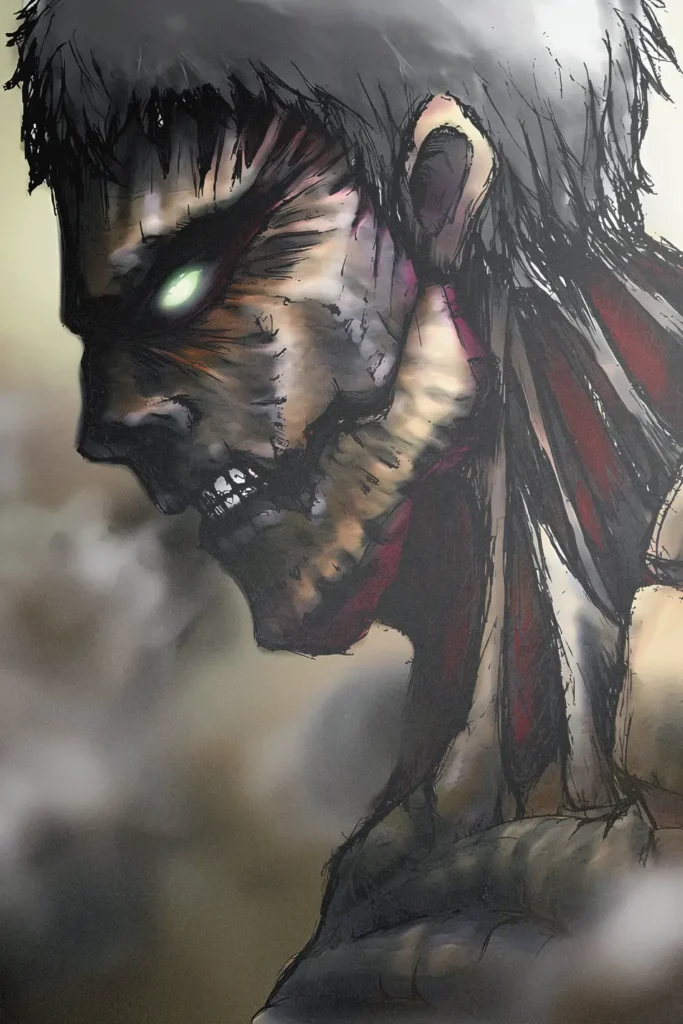 Reiner Braun Attack On Titan Original Image Outstanding Metal Wall Poster