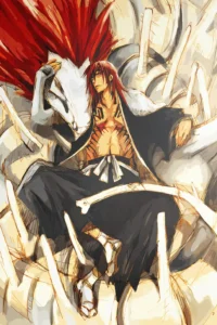 Renji Abarai Bleach Original Image Metal Poster