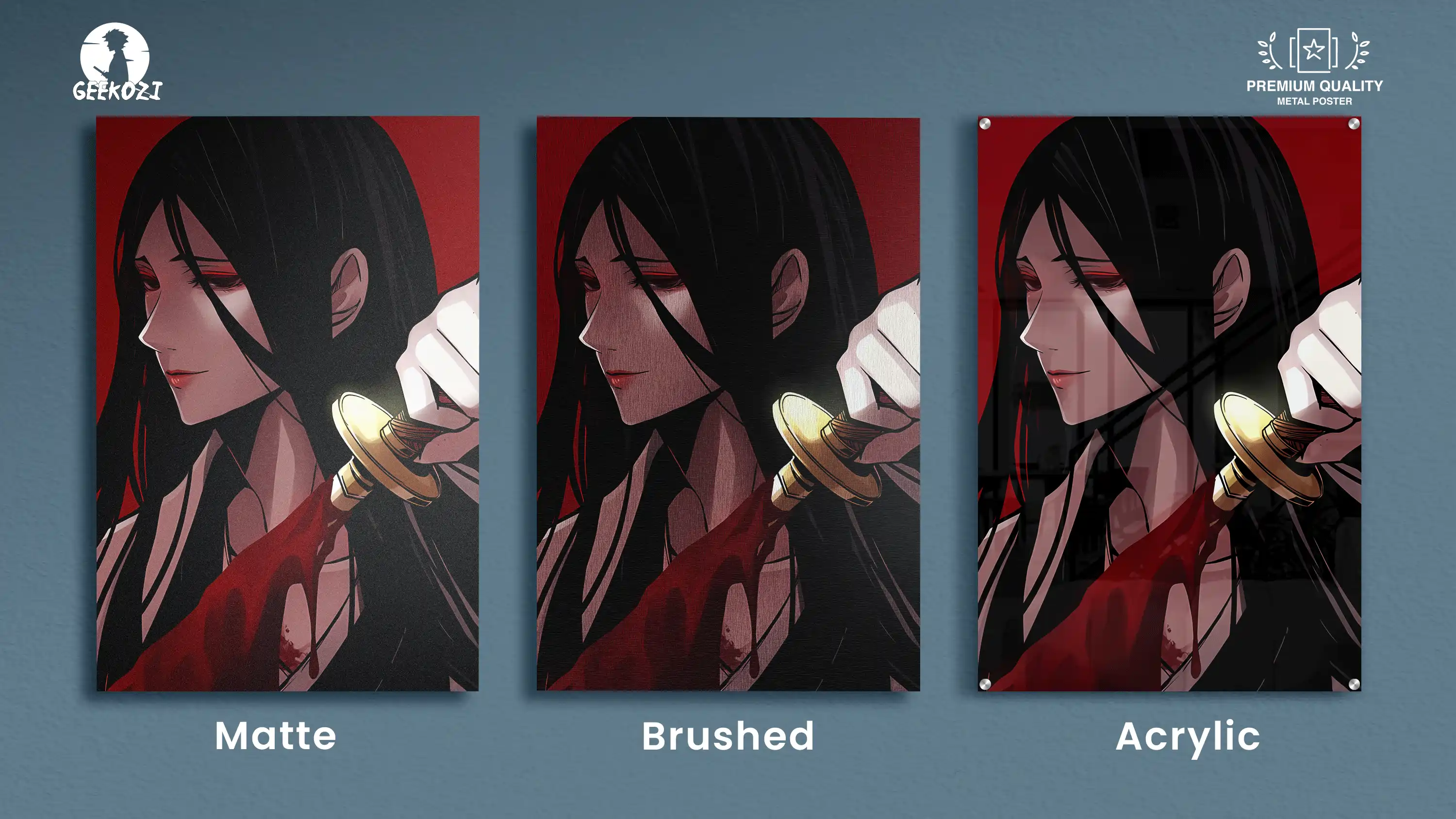Retsu Unohana Bleach All Product Types Deluxe Metal Poster