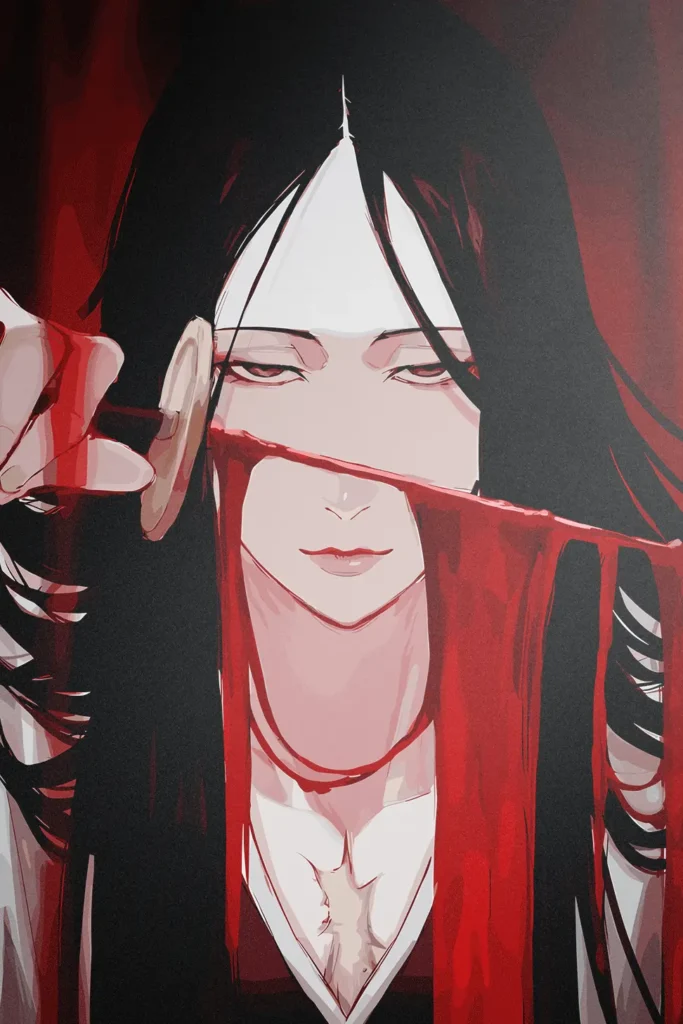 Retsu Unohana Bleach Original Image High Quality Aluminium Printed Metal Poster