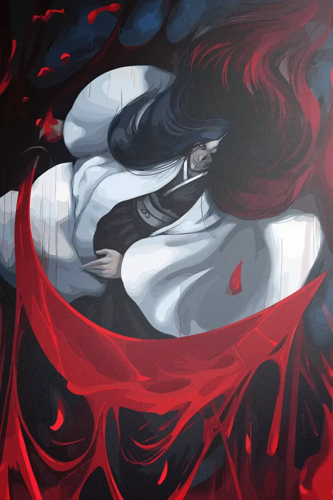 Retsu Unohana Bleach Original Image High Quality Printed Metal Poster