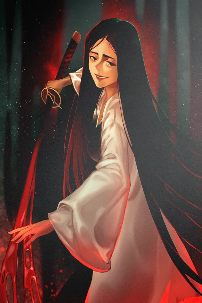 Retsu Unohana Bleach Original Image Metal Poster