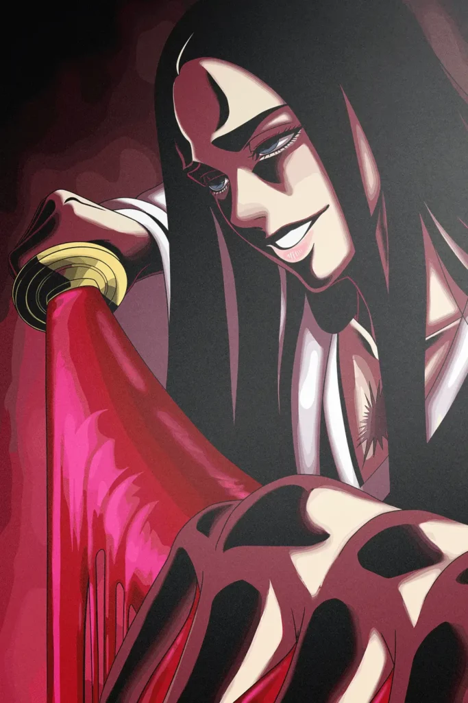 Retsu Unohana Bleach Original Image Unique Metal Wall Poster
