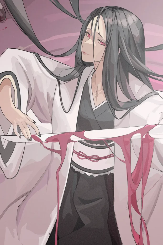 Retsu Unohana Bleach Original Image Deluxe Printed Metal Wall Art