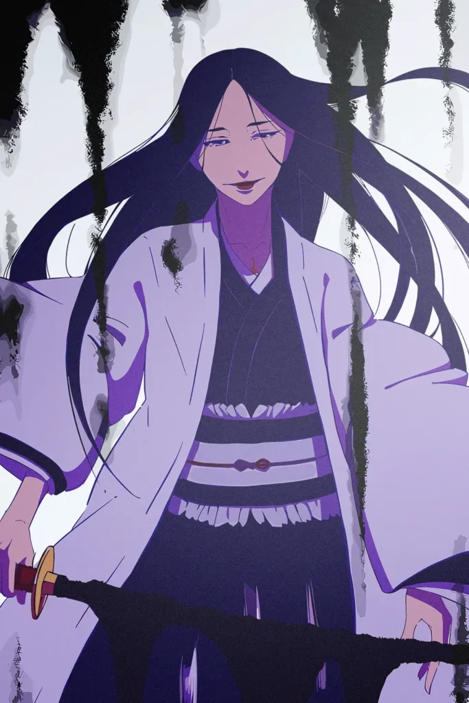 Retsu Unohana Bleach Original Image Metal Print Poster