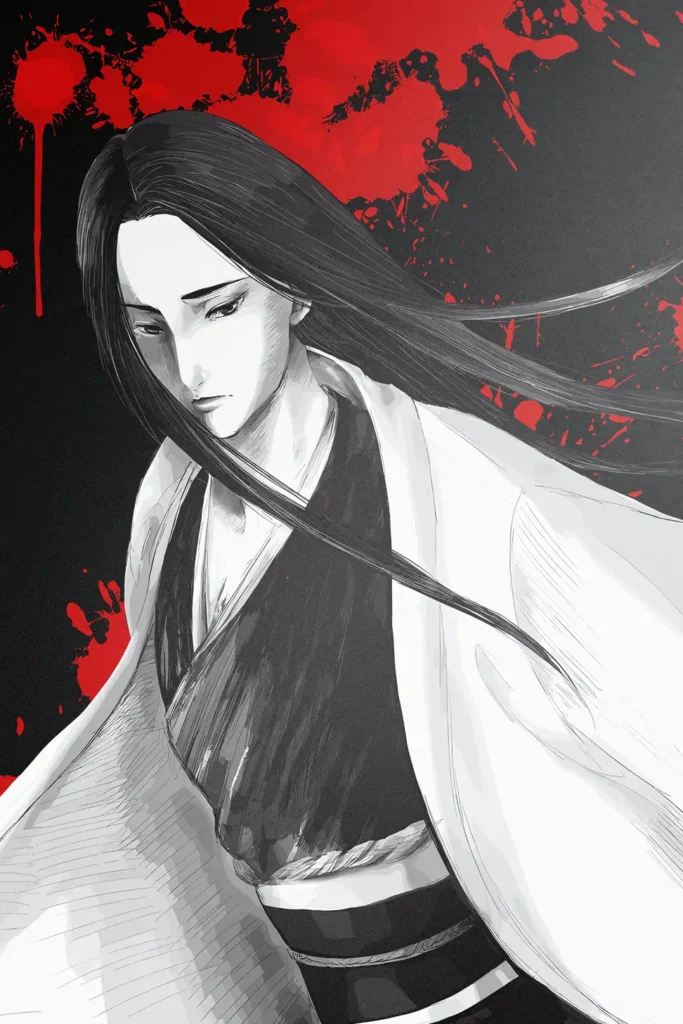 Retsu Unohana Bleach Original Image Metal Print Wall Art