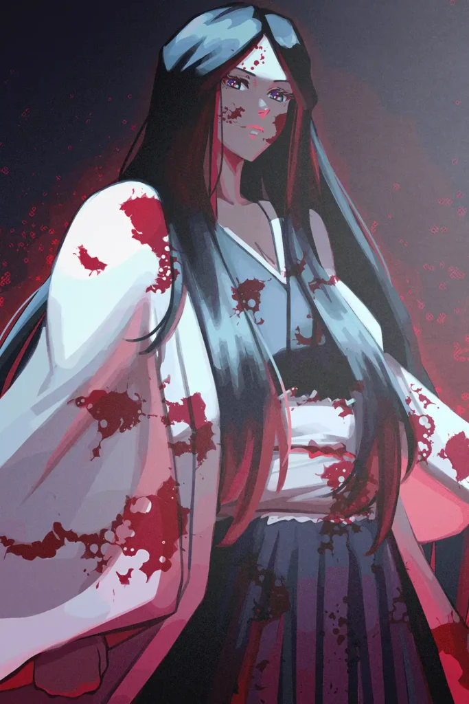 Retsu Unohana Bleach Original Image Outstanding Printed Metal Wall Art