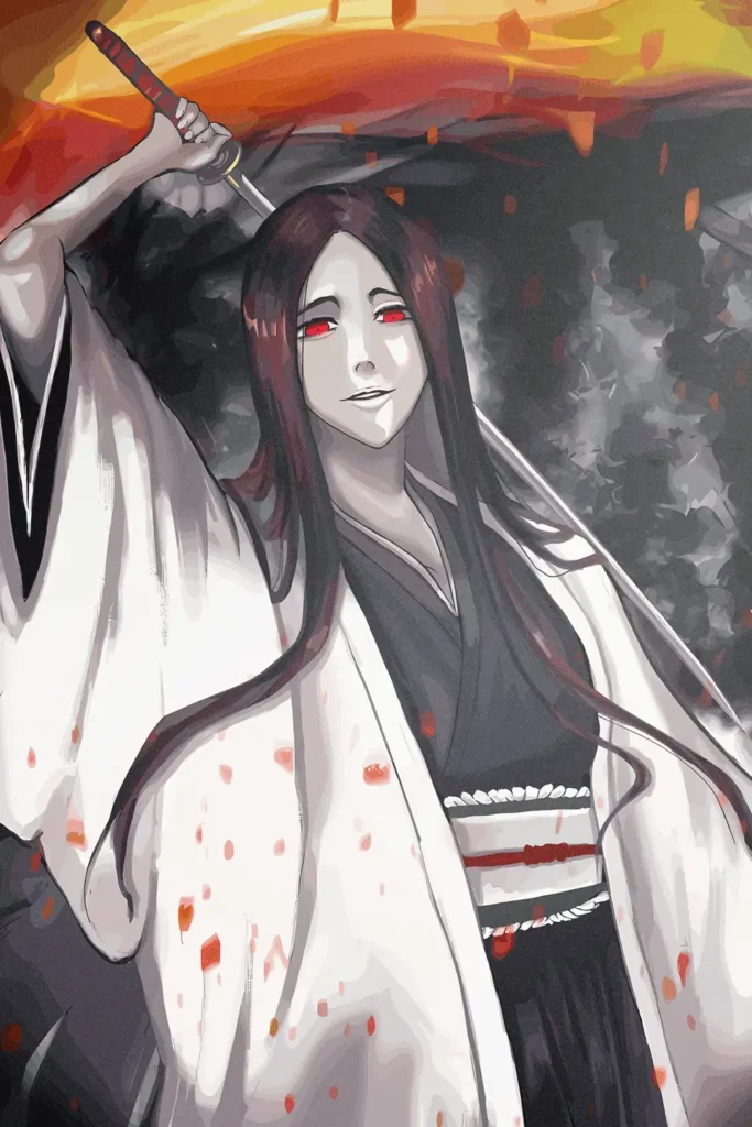 Retsu Unohana Bleach Original Image Premium Metal Poster