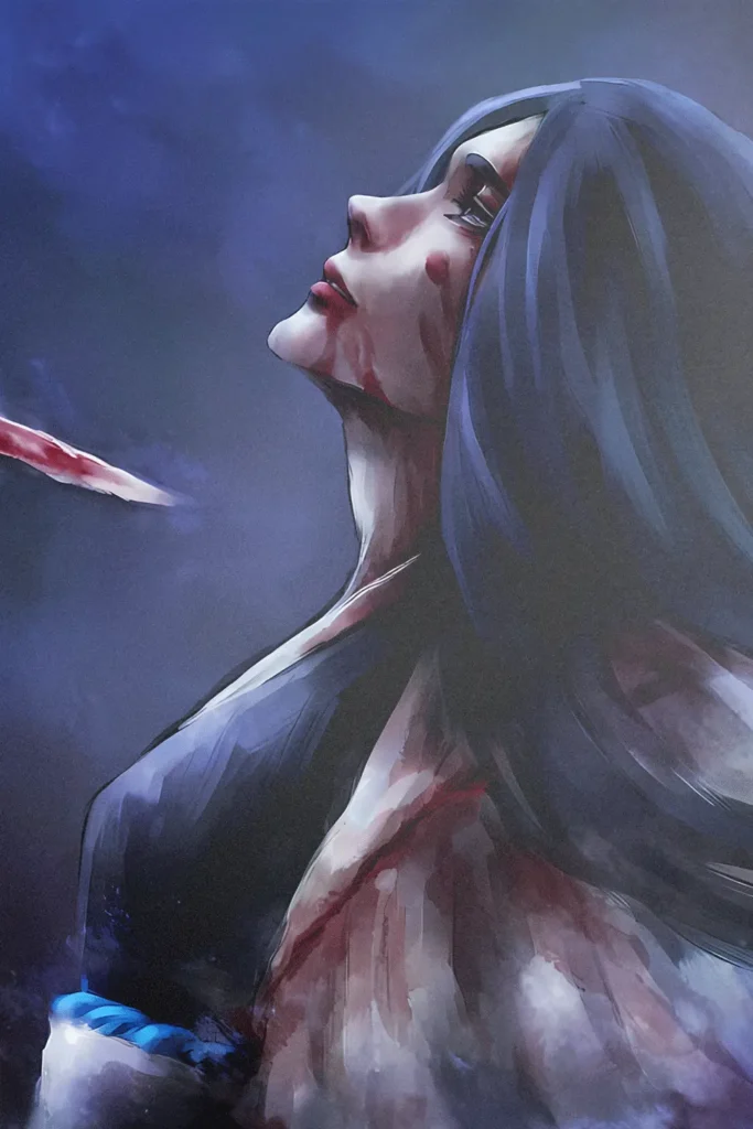 Retsu Unohana Bleach Original Image Premium Metal Wall Art