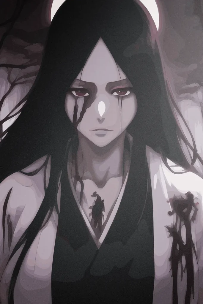 Retsu Unohana Bleach Original Image Stellar Printed Metal Poster