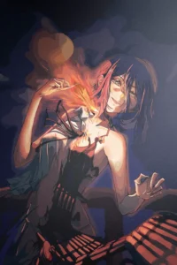 Reze Chainsaw Man Original Image Outstanding Printed Metal Wall Art