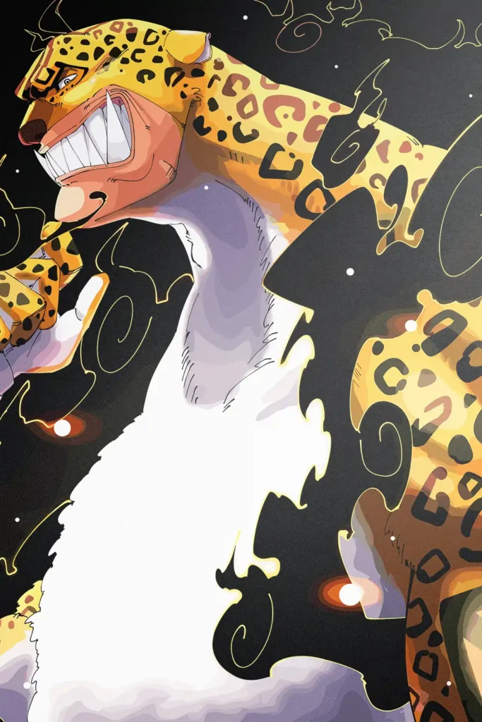 Rob Lucci One Piece Original Image Bespoke Metal Print Poster