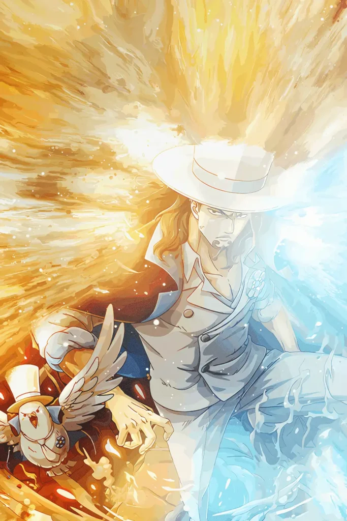 Rob Lucci One Piece Original Image Distinctive Metal Print Wall Art